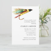 誕生日招待状フライフィッシング 招待状 (スタンド正面)