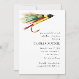 誕生日招待状フライフィッシング 招待状