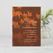 誕生日招待状ラスト付葉き 招待状 (スタンド正面)