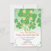 誕生日招待状ラッキーワンパーティー サンキューカード (正面)