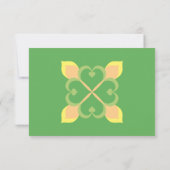 誕生日招待状ラッキーワンパーティー サンキューカード (裏面)