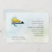 誕生日招待状魚釣り 招待状 (正面/裏面)