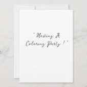 誕生日招待状 (裏面)