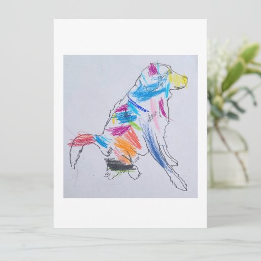 誕生日招待状 (スタンド正面)