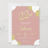 誕生日招待状 (正面)