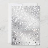 誕生日招待状 |シルバシンプルー 招待状 (裏面)