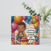 誕生日招待状 セーブザデート (スタンド正面)