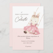 誕生日招待状 |バプテスマの招待 招待状 (正面/裏面)