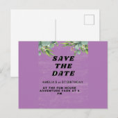 誕生日招待状 ポストカード (正面/裏面)