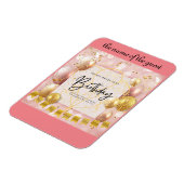 誕生日招待状 マグネット (左側)