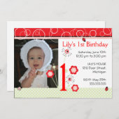 誕生日招待状 – ラディブグ 招待状 (正面/裏面)