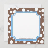 誕生日招待状 招待状 (裏面)