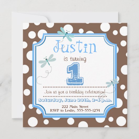 誕生日招待状 招待状 (正面)