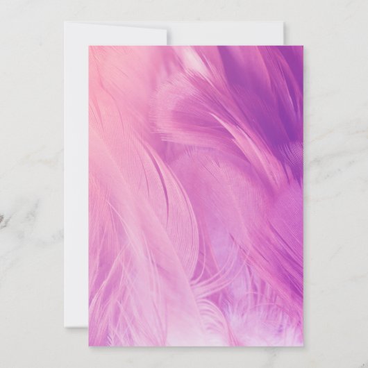 誕生日招待状 招待状 (裏面)