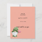 誕生日招待状 招待状 (裏面)