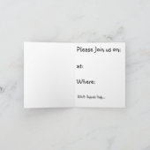 誕生日招待状 招待状 (内部)