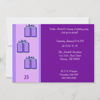 誕生日招待状 招待状