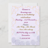 誕生日招待状 招待状 (正面)