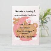 誕生日招待状 招待状 (スタンド正面)