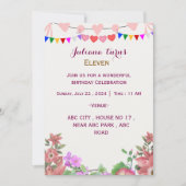 誕生日招待状 招待状 (正面)