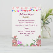 誕生日招待状 招待状 (スタンド正面)