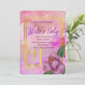 誕生日招待状 招待状 (スタンド正面)