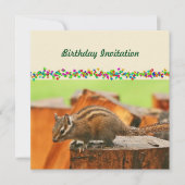 誕生日招待状 招待状 (正面)