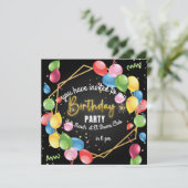 誕生日招待状 招待状 (スタンド正面)