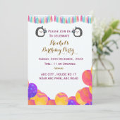 誕生日招待状 招待状 (スタンド正面)