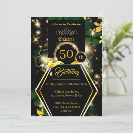 誕生日招待状 招待状 (スタンド正面)