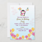 誕生日招待状 招待状 (正面)