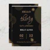 誕生日招待状 招待状 (正面/裏面)