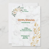 誕生日招待状 招待状 (正面)