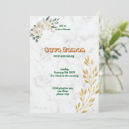 誕生日招待状 招待状