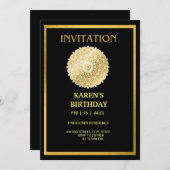 誕生日招待状 招待状 (正面/裏面)