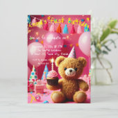 誕生日招待状 招待状 (スタンド正面)