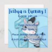 誕生日招待状 招待状 (正面/裏面)