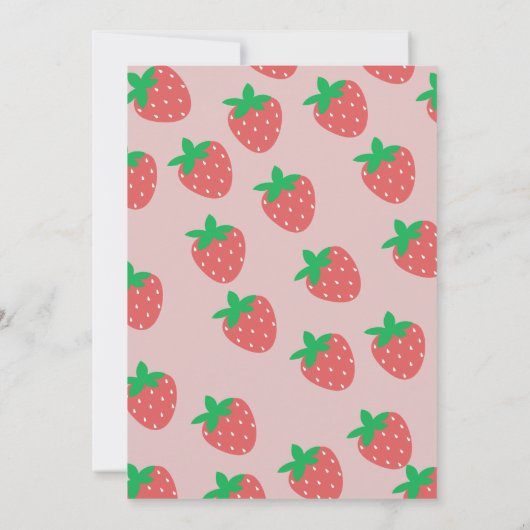 誕生日招待状 招待状 (裏面)