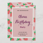 誕生日招待状 招待状 (正面/裏面)