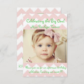 誕生日招待状 招待状 (正面/裏面)