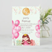 誕生日招待状 招待状 (スタンド正面)