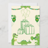 誕生日招待状 招待状 (裏面)