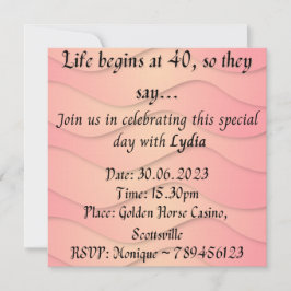 誕生日招待状 招待状