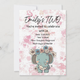 誕生日招待状 招待状