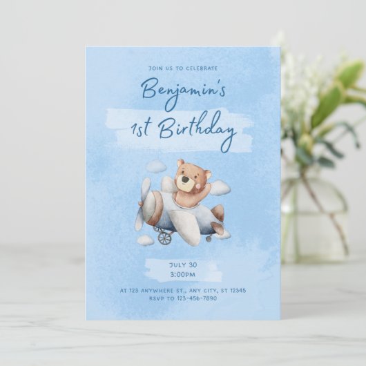 誕生日招待状 招待状 (スタンド正面)