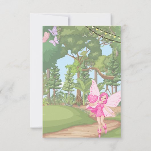 誕生日招待状 招待状 (裏面)