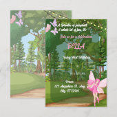 誕生日招待状 招待状 (正面/裏面)