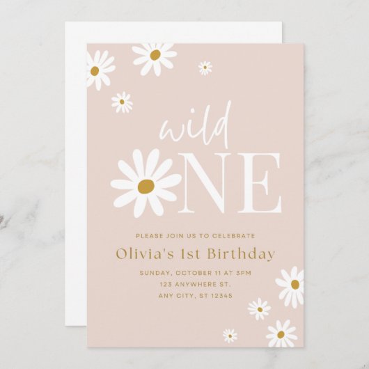 誕生日招待状 招待状 (正面/裏面)