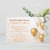 誕生日招待状 招待状 (スタンド正面)