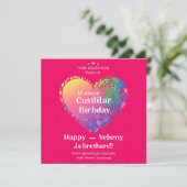 誕生日招待状 招待状 (スタンド正面)